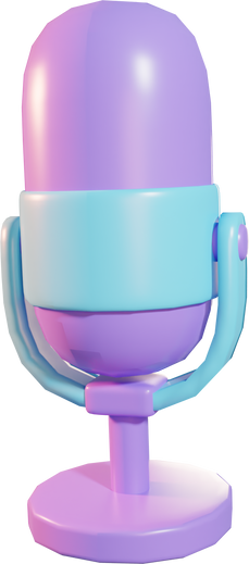 Mic 3D Icon